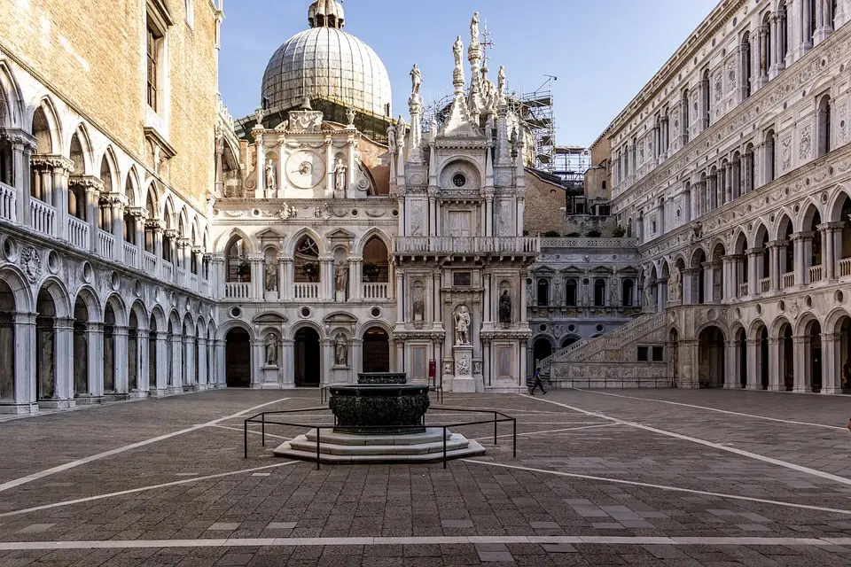 Cortile interno Palazzo Ducale, Venezia.