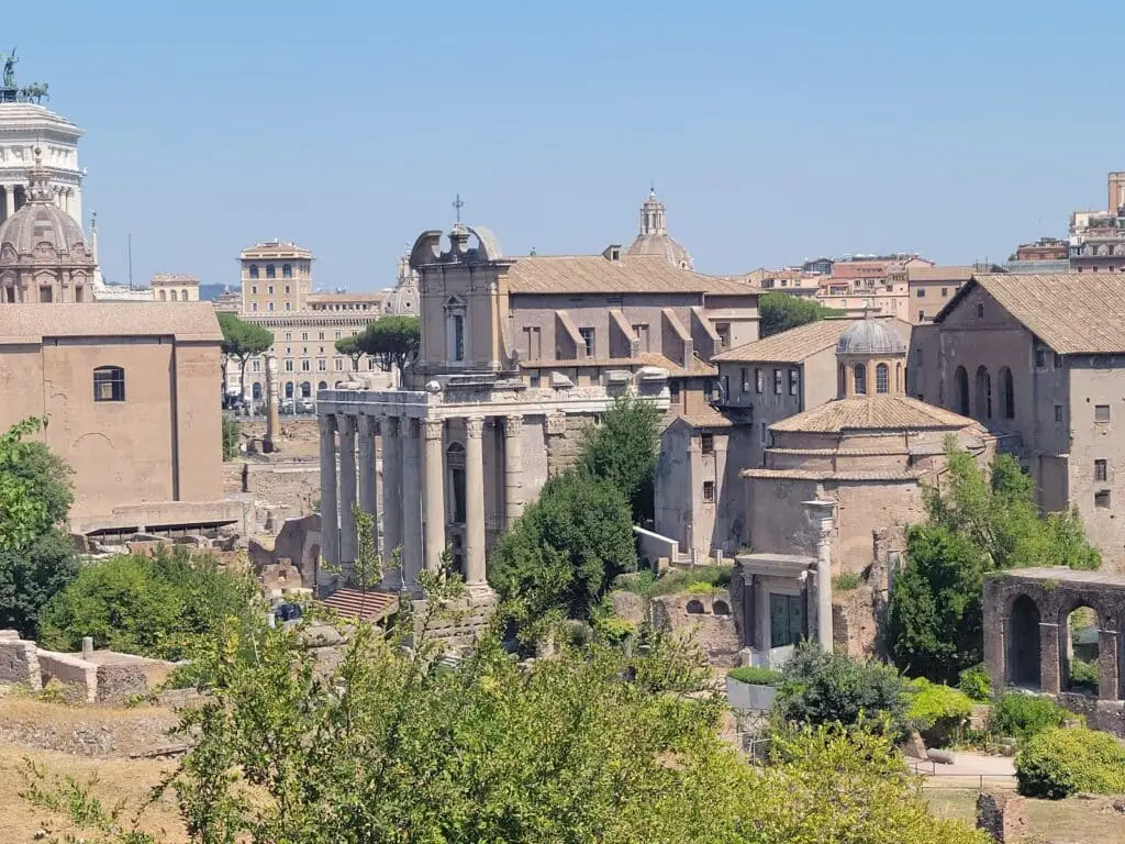 Panorama del Foro Romano, Roma.